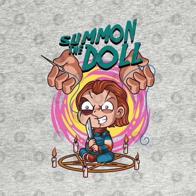 chucky summon of the doll by namanyastudios